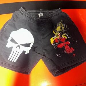 Warren Lotas “SAWED OFF” Punisher Shorts Size Large Rare